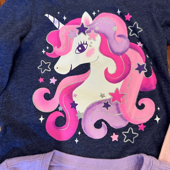 Girl long sleeve graphic tees set of 6 size 3t - Picture 7 of 7